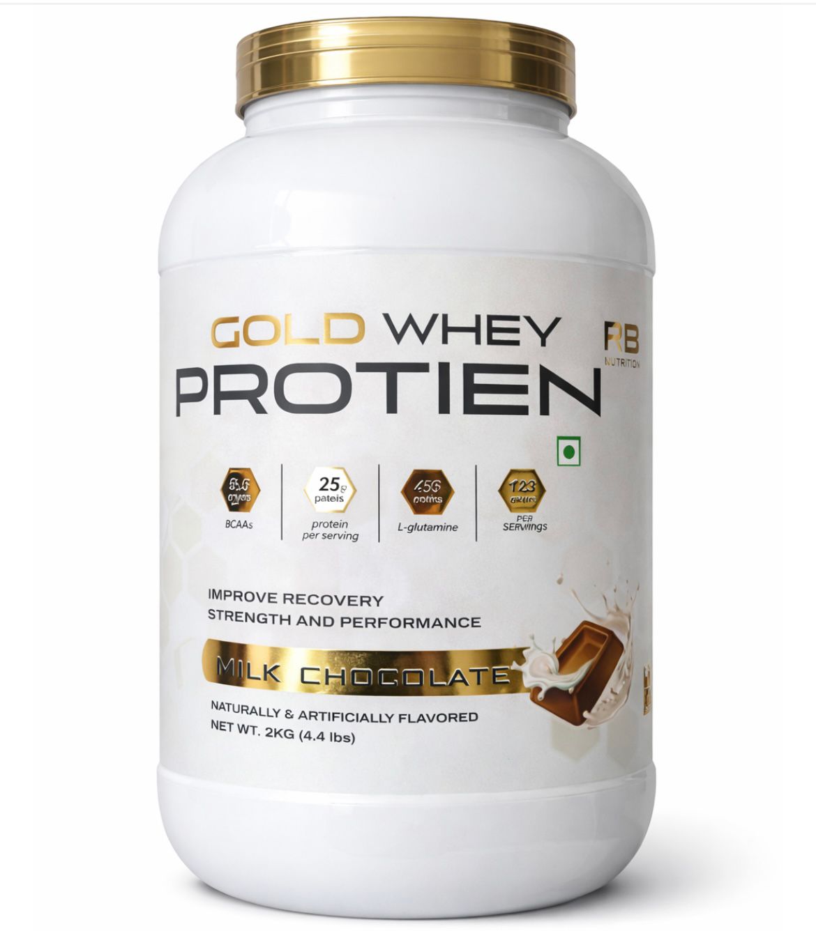 RB Labz Gold Whey Protein 2 kg (4.4lbs)