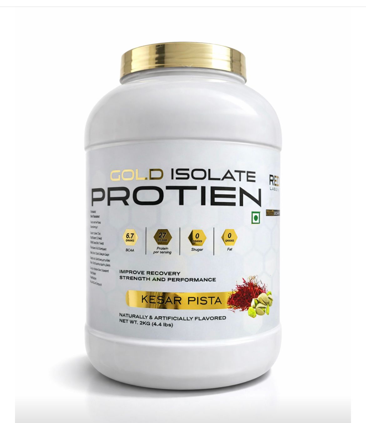 RB labz Gold isolate protein 2 kg (4.4lbs)