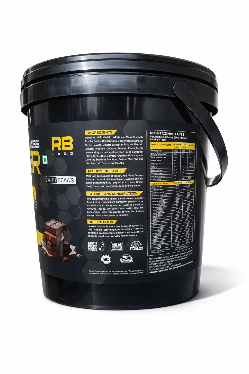 RB Labz Extreme Mass Gainer 5 kg (11.02lbs)