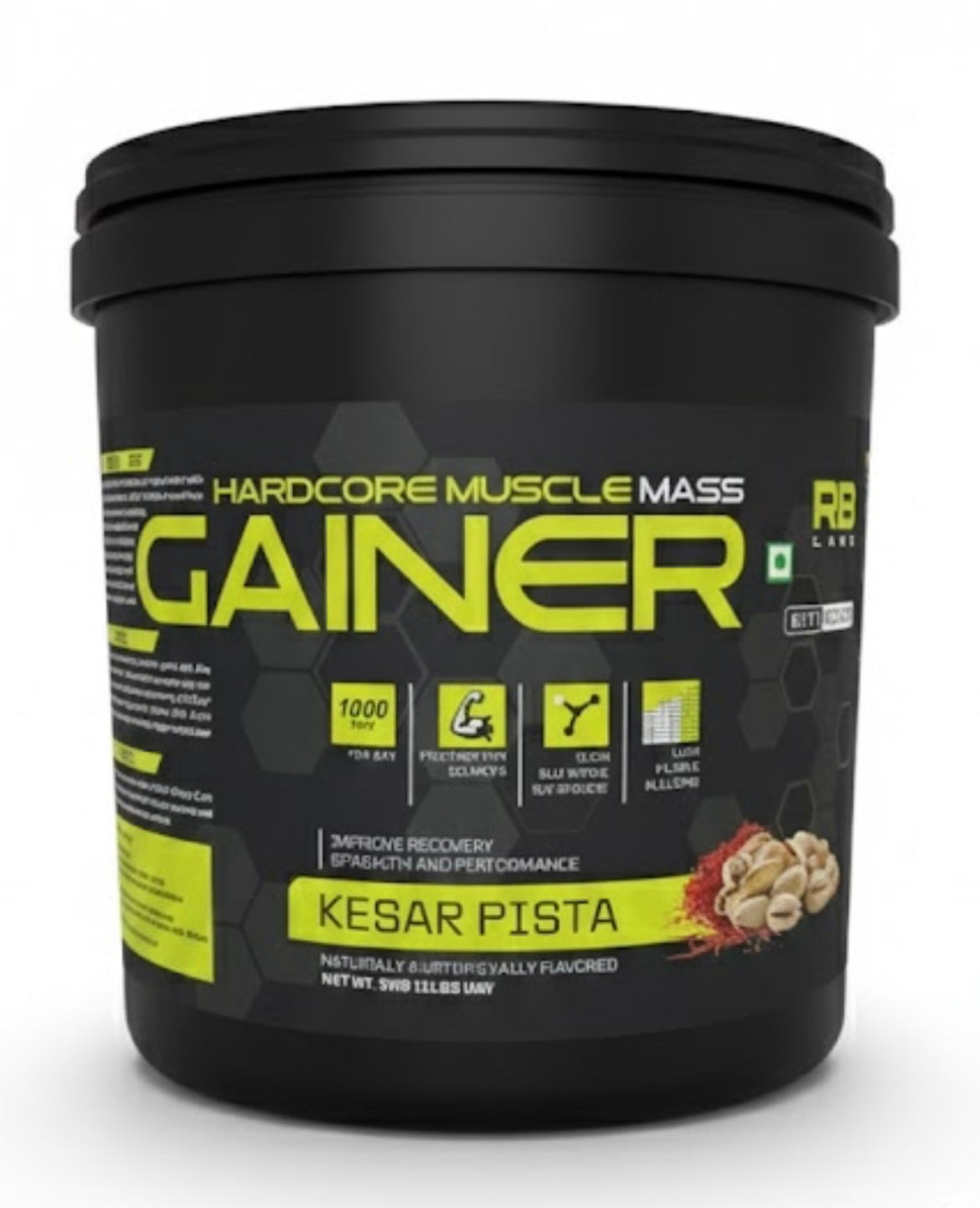 RB Labz Hardcore Mass Gainer 5 kg (11.02lbs)