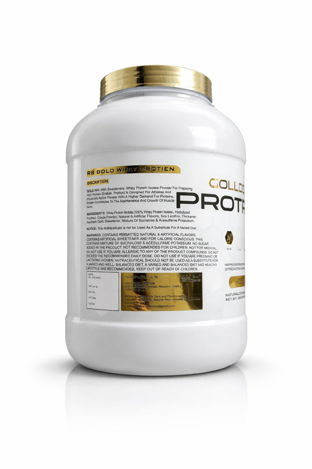 RB labz Gold isolate protein 2 kg (4.4lbs)
