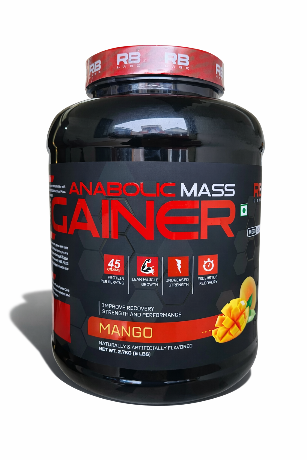 RB Labz Anabolic Mass Gainer 2.7 kg (6lbs)